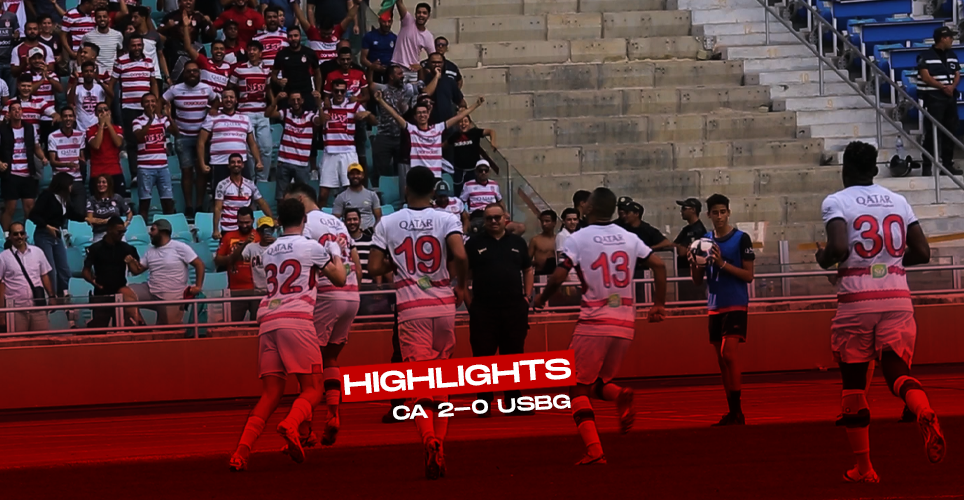 🎥 HIGHLIGHTS ⚽ #CAUSBG J-8️⃣ Club AFRICAIN 2-1 US Ben Guerdane